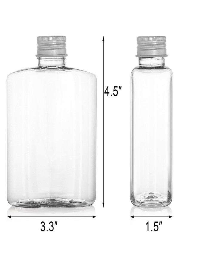 Elsjoy 24 Pack 8.5 oz Plastic Juice Bottles with Lids, Reusable Empty Flask Bottle Small Clear Beverage Container, Bulk Drink Bottles for Business, Leak Proof - Image 2